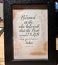 Bible Verse Frame - blessed is she