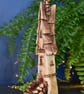 Hand carved silver birch fairy house - Image 3