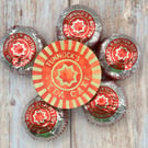 Tea Cake Round Magnet - Maple Ply