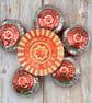 Tea Cake Round Magnet - Maple Ply - Image 1