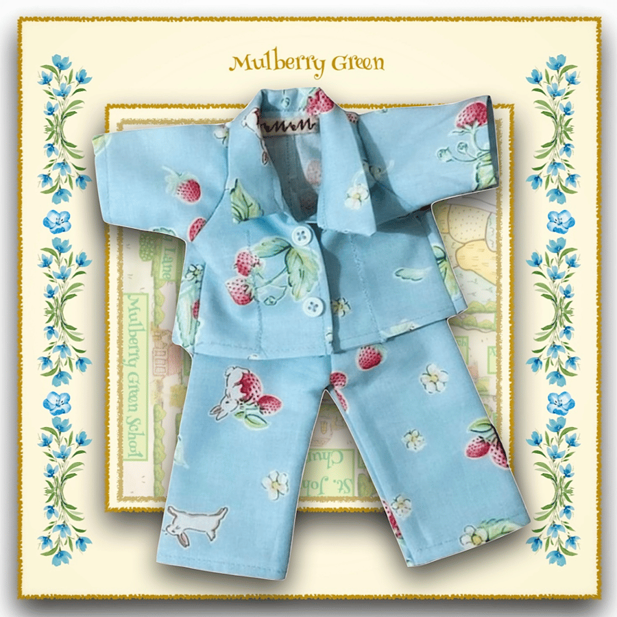 Bunnies in the Strawberry Patch Pyjamas