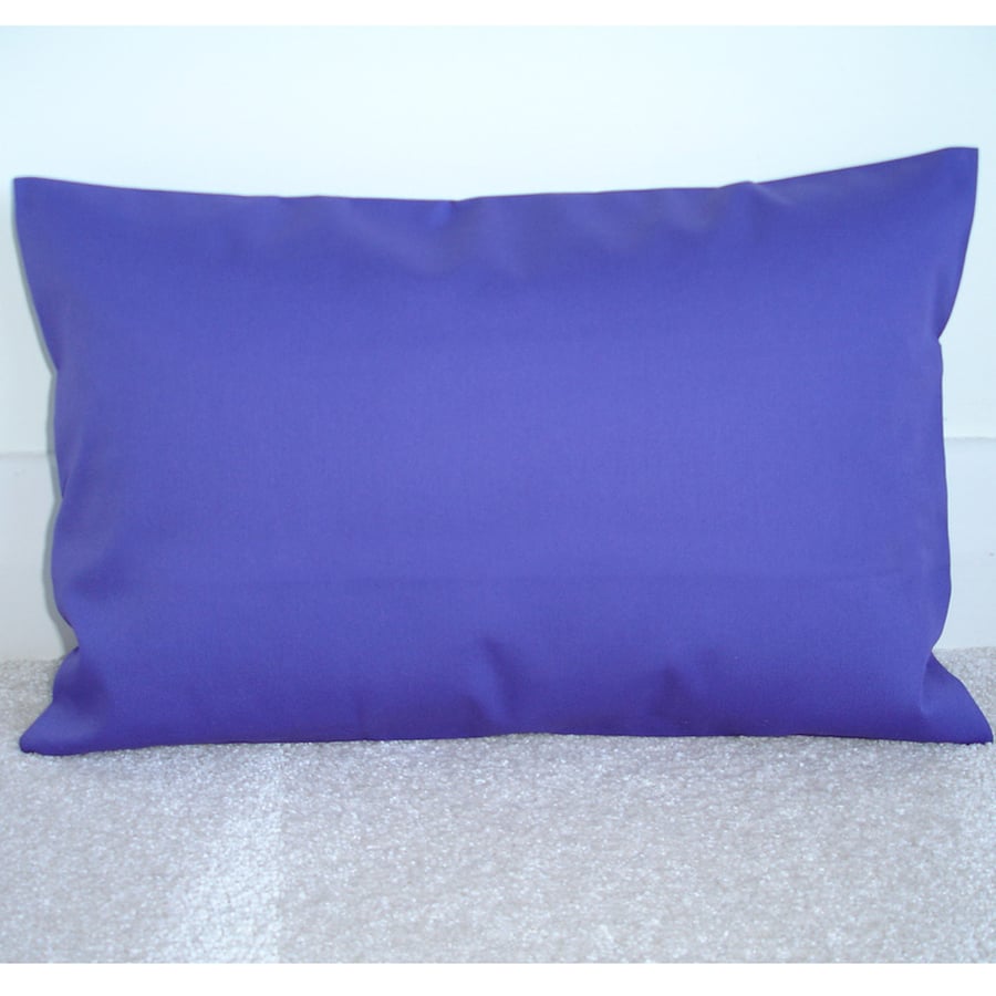 Tempur Travel Pillow Cover Purple 16"x10" 16x10 SMALL With Zip