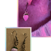 Pink Strawberry Earrings