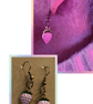 Pink Strawberry Earrings