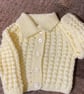Lemon Cardigan age 3 - 6 months