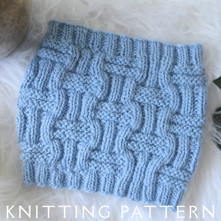 The Ashton Cowl Knitting Pattern PDF Version By Email