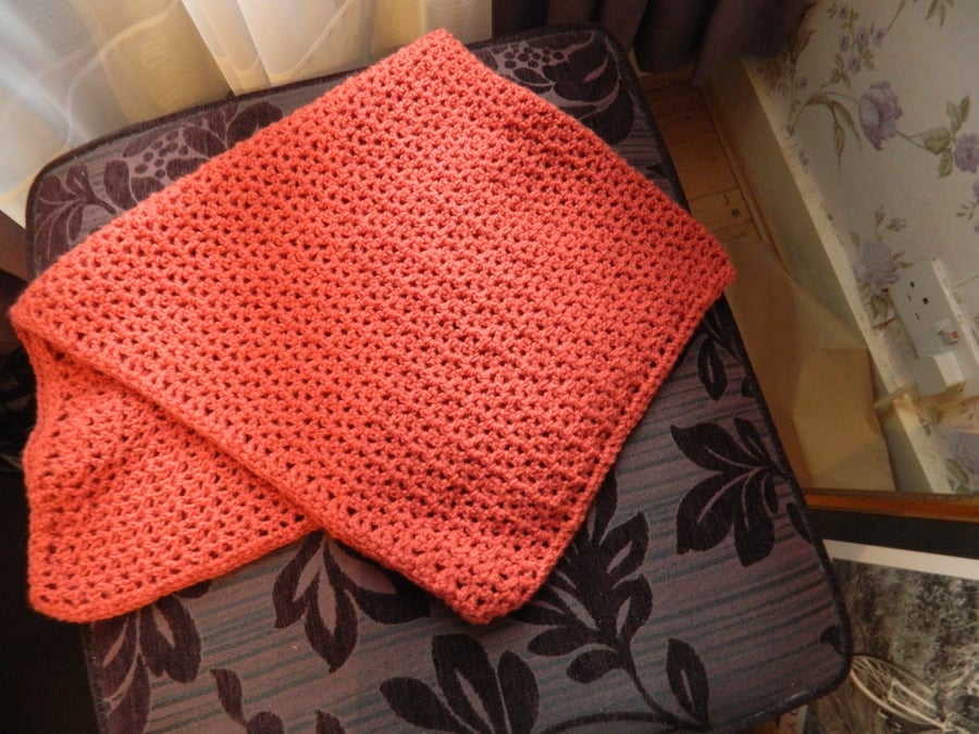 A Hand Crochet Pet Blanket