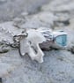 Aquamarine Thistle Necklace - Image 7