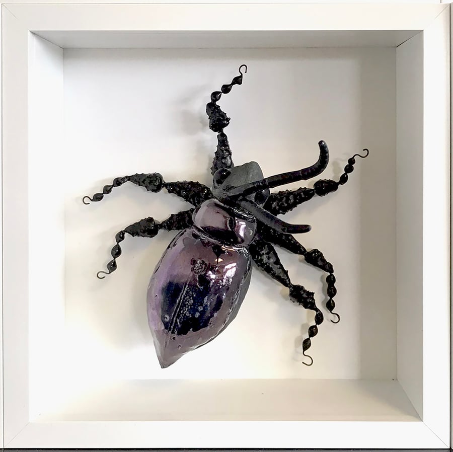 Ceramic Porcelain Bug Beetle - Enid