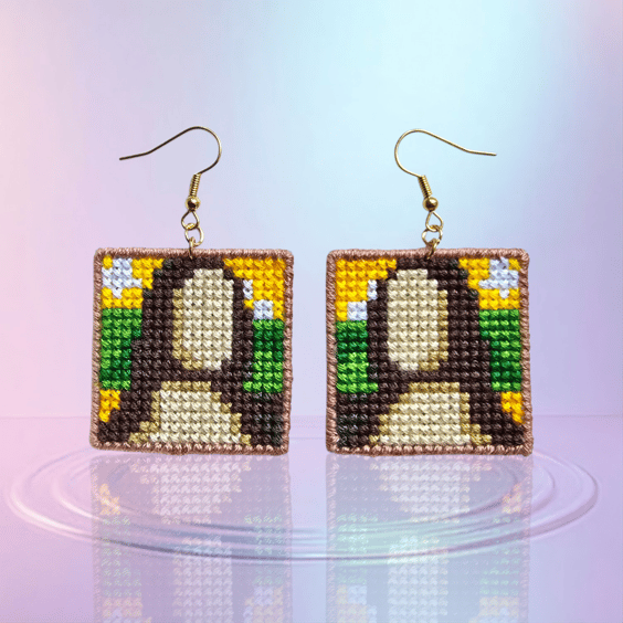 Mona Lisa Inspired Earrings