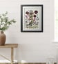 Original Framed Floral Art