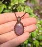 Amethyst Macrame Crystal Necklace  - Image 6