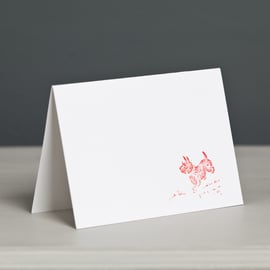 Scottie Letterpress Card