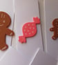 Gift tags. Christmas gift tags. Gingerbread and sweets. Ref 545 - Image 2