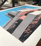 National Theatre Linocut - Image 3