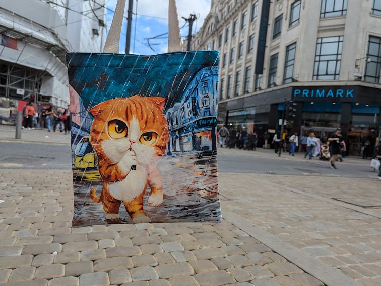 Individually Printed Tote Bags -The Rainy Day Muse