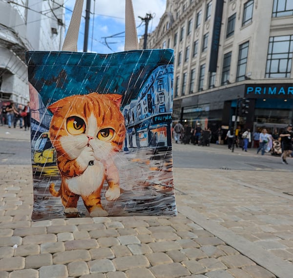 Individually Printed Tote Bags -The Rainy Day Muse