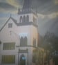  The Pink Chapel A4, unframed ,mounted, free hook & easel,free shipping Ref 2388 - Image 2