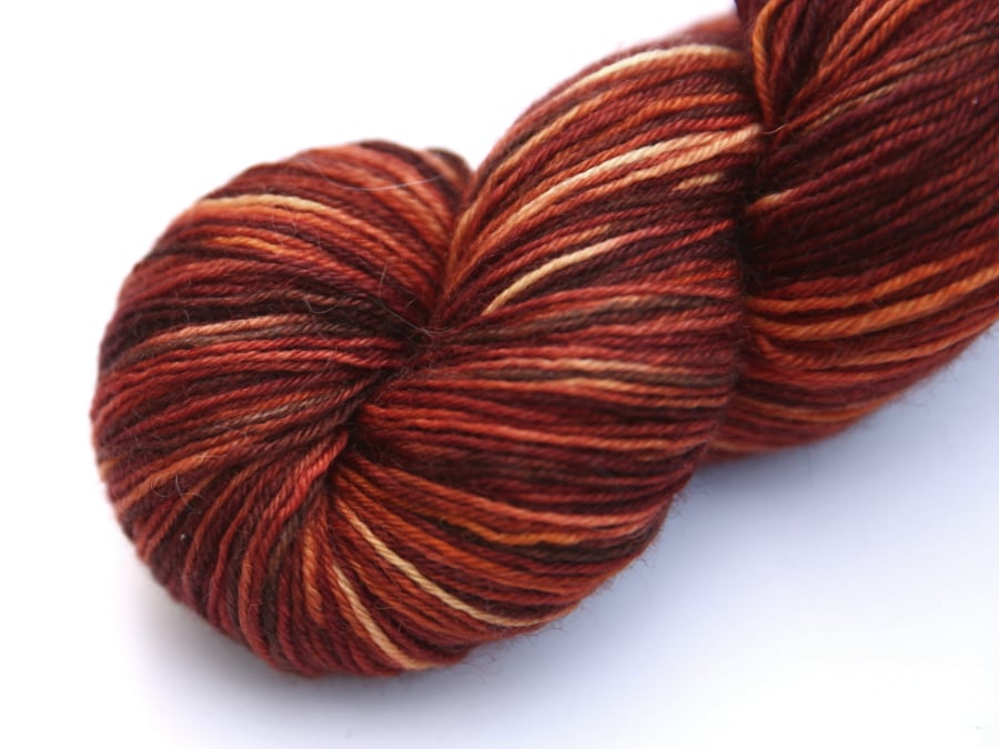 SALE: Bark - Superwash Bluefaced Leicester 4-ply yarn