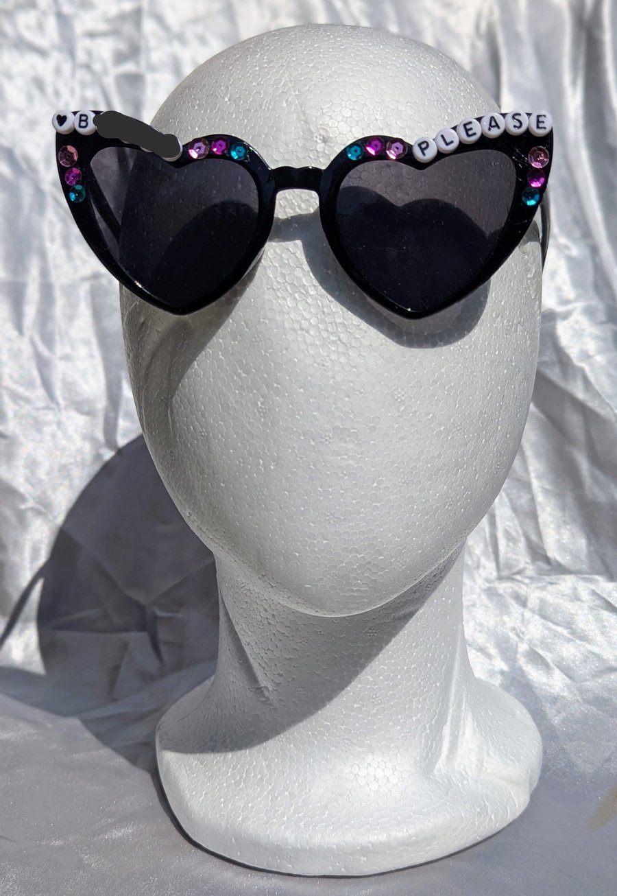 Festival, party, fun sunglasses (swearing)
