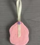 Hand Embroidered Hare Decoration  - Image 4