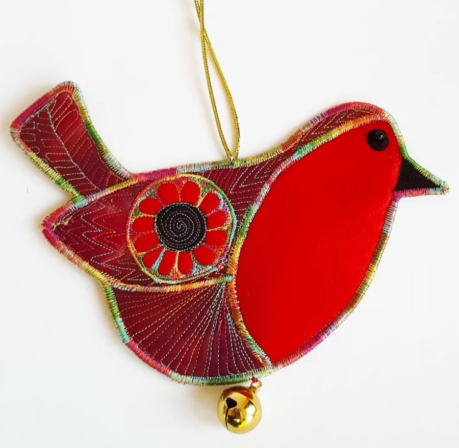 Robin Christmas Hanging Decoration 