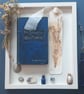 Hand printed fairy folk bookmark with handmade envelope  - Image 7