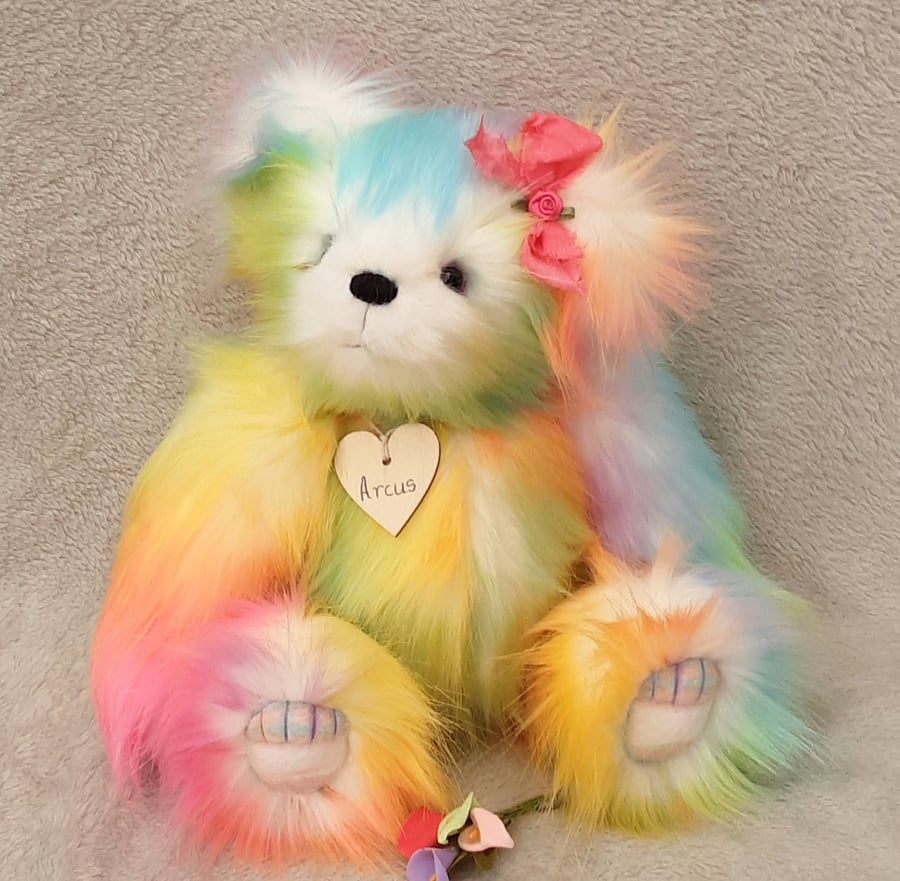 SOLD Custom for GB unique collectable artist bear designed by Bearlescent 