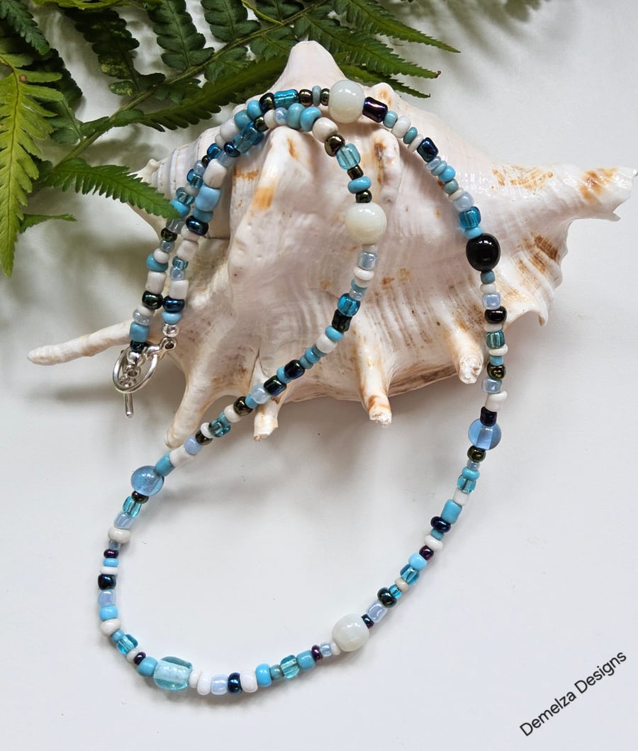 Seed Bead Multicoloured Necklace 