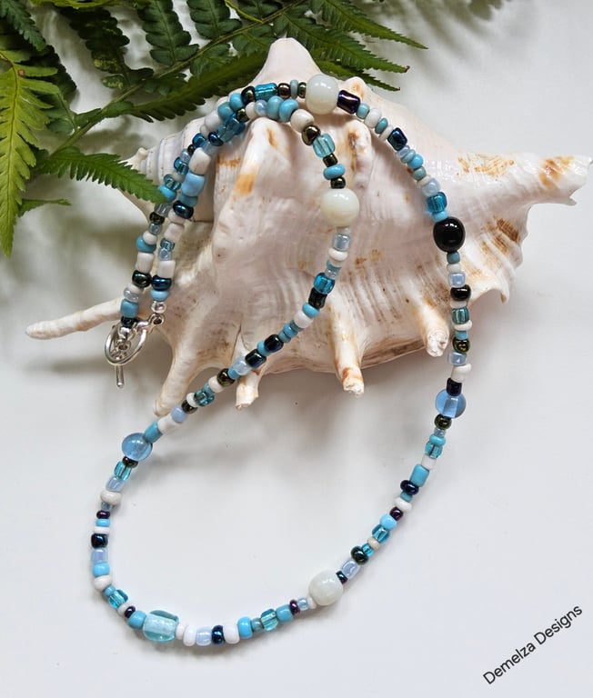 Seed Bead Multicoloured Necklace 