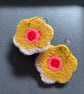 Bold Boho Flower Earrings 