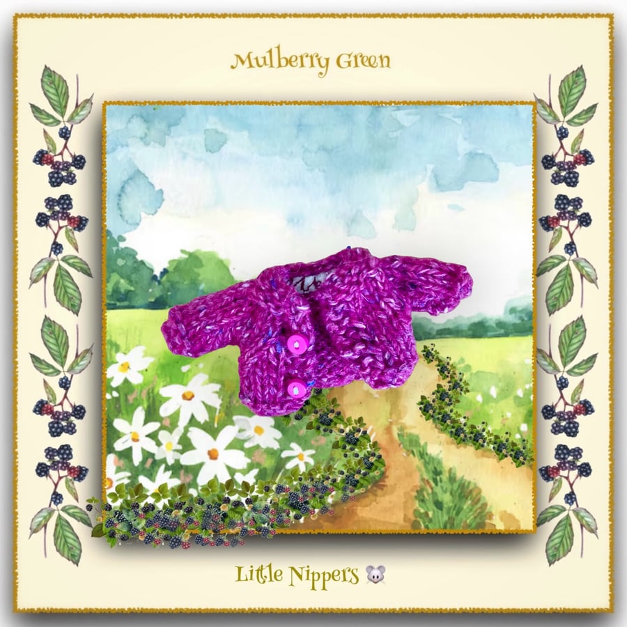 Little Nippers Fuchsia Pink Cardigan 