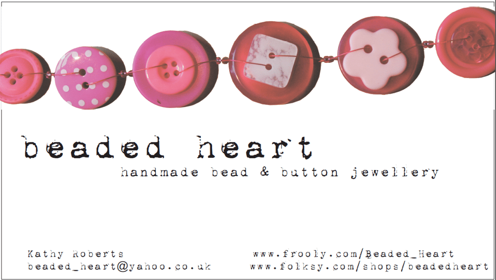 beaded heart