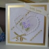Parchment Golden Wedding Anniversary Card
