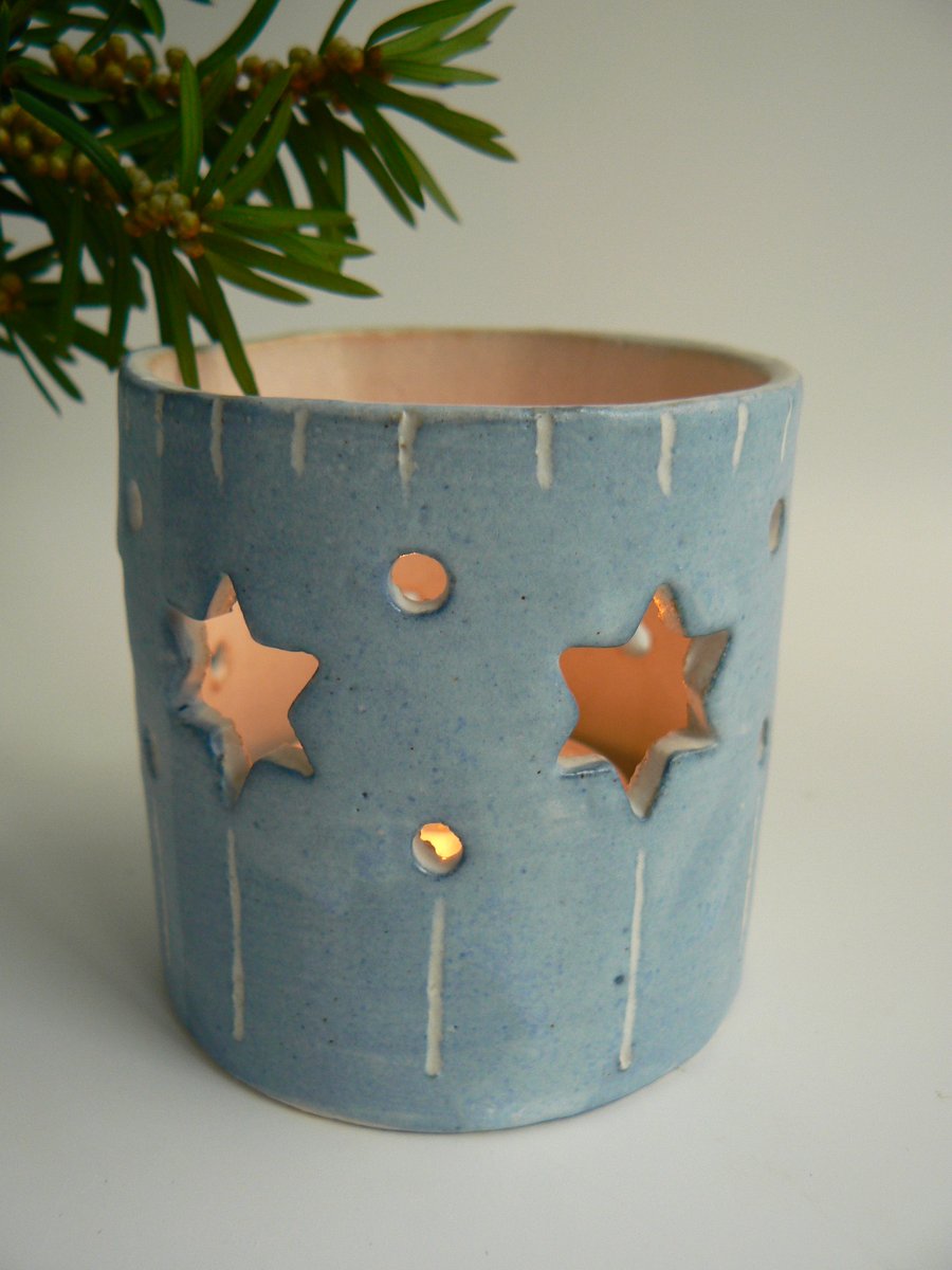 Christmas Star Candle Holder Folksy