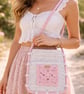 Handmade Crochet Crossbody Bag – Boho Shoulder Bag - Image 3