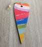 Heart, painted hanging decoration, hanging ornament - Image 3