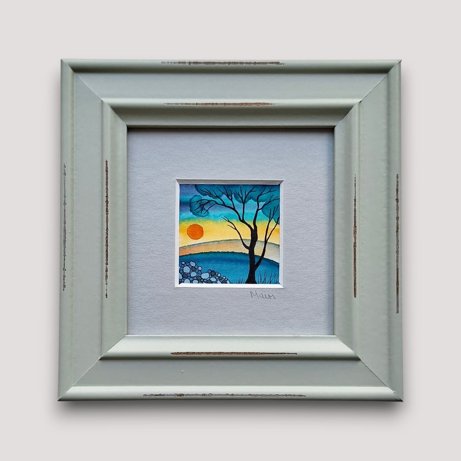 Tiny Framed Painting 