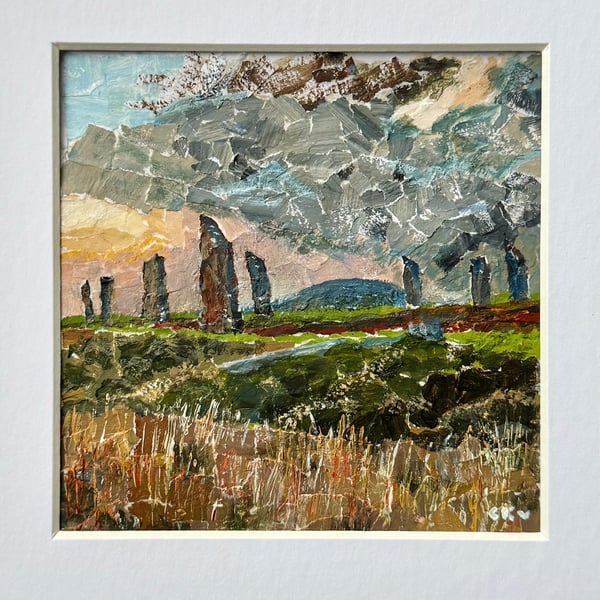 Ring of Brodgar Collage Original 