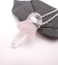 lampwork glass toadstool pendant necklace - Image 1