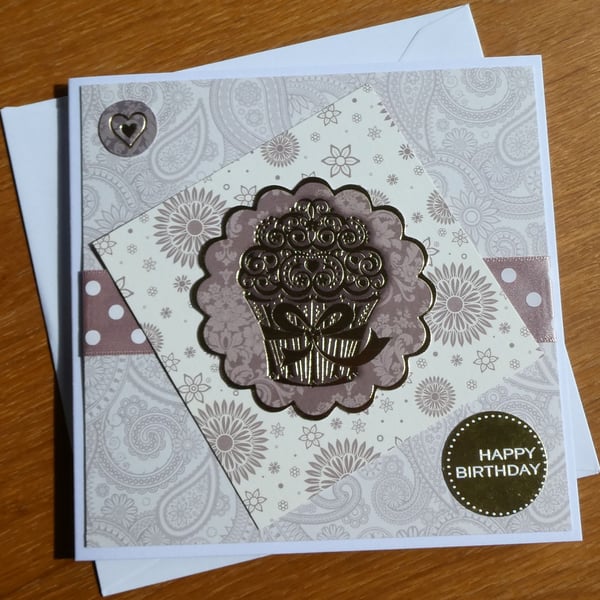 Cupcake Birthday Card