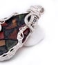 Stained seaglass pendant, Gaudi style pendant - Image 4