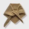 Fine stripe Triangle Scarf