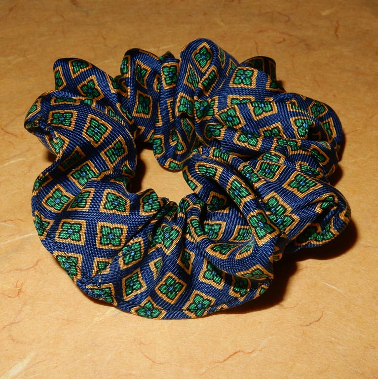 Luxury silk scrunchy