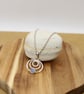 Silver pendant with blue Agate stone - Image 2