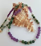 Amethyst, Moss Agate & Crystal Necklace - Birthday, Anniversary, Gifts For Her - Image 6