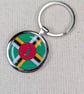 Dominica Flag Keyring - Image 1