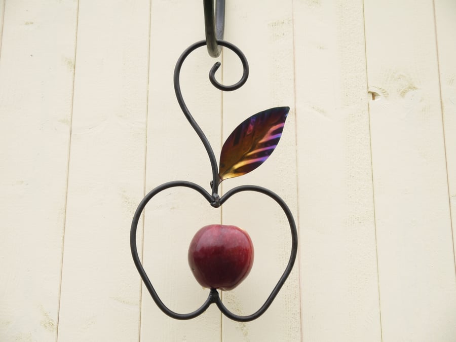 Apple Bird Feeder
