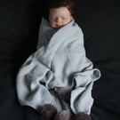 Handmade Double Gauze Shawl – Custom Trim Options