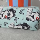 Handmade large pinup style wash bag